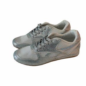 Silver Sparkle Fashion Sneakers